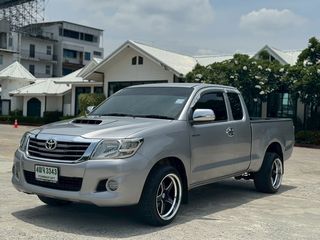 Toyota Vigo Cab 2.5E เกียร์ธรรมดา ปี2015 สีบร์อนเงิน โตโยต้า วีโก้ แคป รถกระบะ รถสวยสภาพนางฟ้า