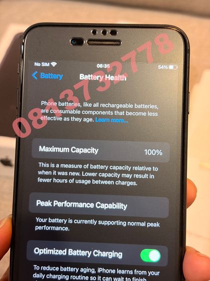 iPhone 7 plus ดำ 128GB ใหม่มากแบต 100 รูปที่ 7
