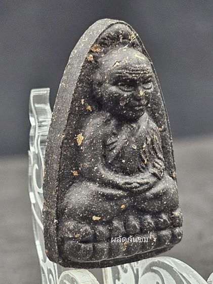 พระผงหลวงปู่ทวด หลังฝังเหรียญเม็ดยาพระธาตุหมื่นหิน รูปที่ 3