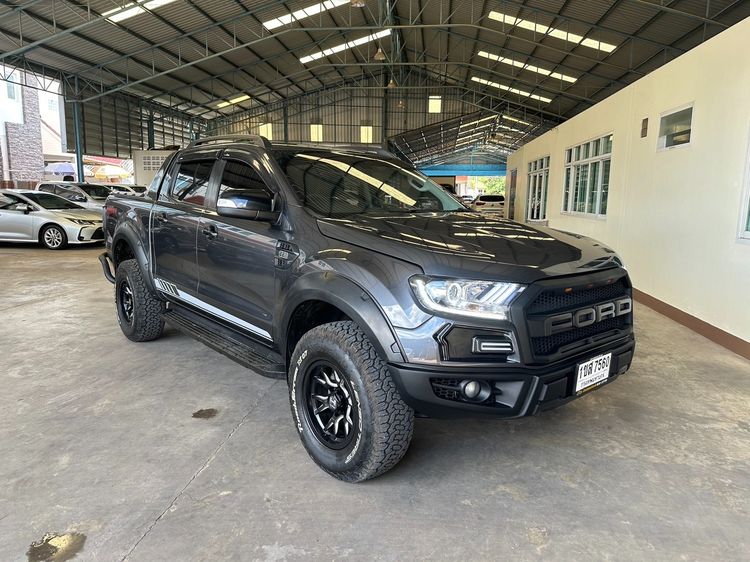 Ford Ranger 2021 2.2 Hi-Rider XLT Pickup ดีเซล ไม่ติดแก๊ส เกียร์ธรรมดา เทา รูปที่ 2