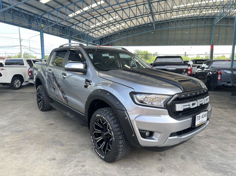 Ford Ranger 2018 2.2 Hi-Rider XLT Pickup ดีเซล ไม่ติดแก๊ส เกียร์อัตโนมัติ เทา รูปที่ 2