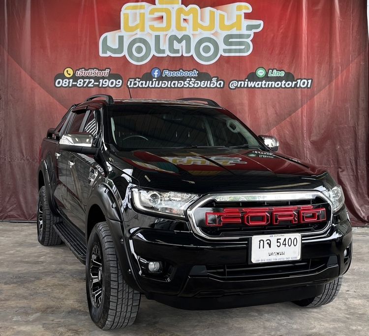 Ford Ranger 2018 2.2 Hi-Rider XLT Pickup ดีเซล ไม่ติดแก๊ส เกียร์อัตโนมัติ ดำ รูปที่ 2