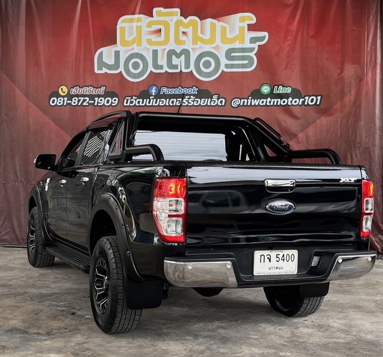 Ford Ranger 2018 2.2 Hi-Rider XLT Pickup ดีเซล ไม่ติดแก๊ส เกียร์อัตโนมัติ ดำ รูปที่ 4