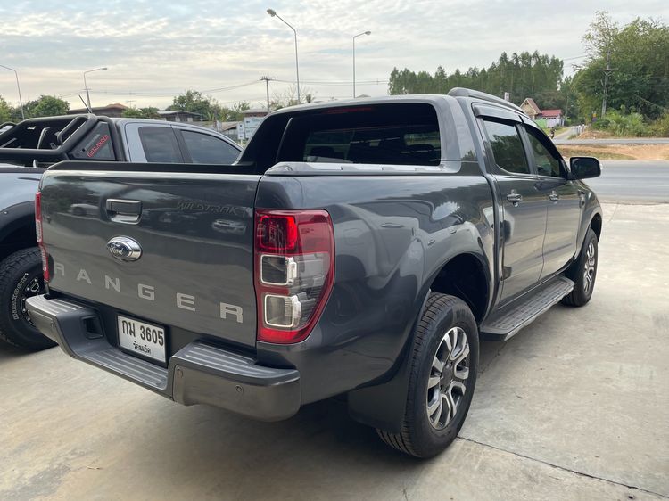 Ford Ranger 2018 2.2 Hi-Rider Wildtrak Pickup ดีเซล ไม่ติดแก๊ส เกียร์อัตโนมัติ เทา รูปที่ 3