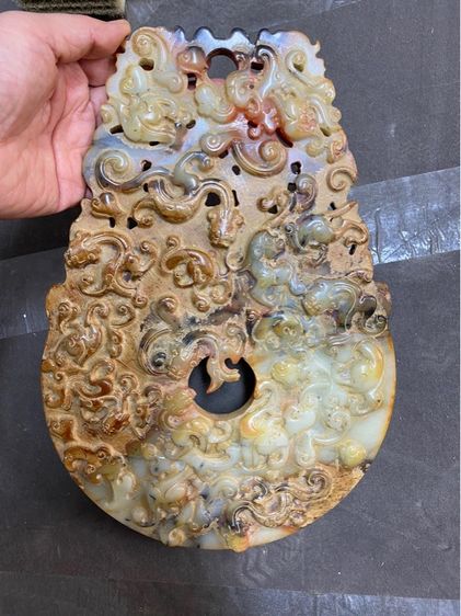 แผ่นหินหยกเก่าสวยมาก รูปที่ 4