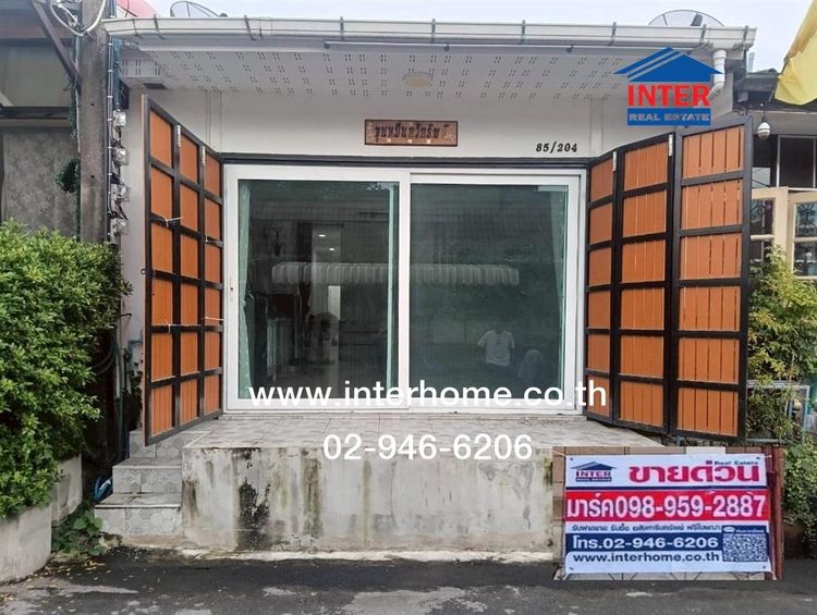 ทาวน์เฮ้าส์ 1 ชั้น 20.3 ตร.ว. หมู่บ้านสินสมบูรณ์ พุทธมณฑลสาย4 ถนนเพชรเกษม ถนนพุทธมณฑลสาย4 กระทุ่มแบน สมุทรสาคร