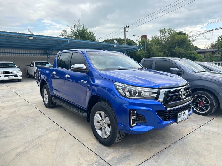 Toyota Hilux Revo 2019 2.4 Prerunner E Plus Pickup ดีเซล ไม่ติดแก๊ส เกียร์อัตโนมัติ น้ำเงิน รูปที่ 2
