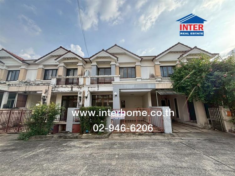 ทาวน์เฮ้าส์ 2 ชั้น 30 ตร.ว. หมู่บ้านทิพย์พิมาน บ้านริมคลอง ถนนทางหลวงชนบทหมายเลข นบ.1009 ถนนกาญจนาภิเษก บางใหญ่ นนทบุรี