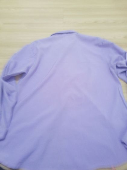 เสื้อเชิ้ตสีม่วงsize 42 รูปที่ 2