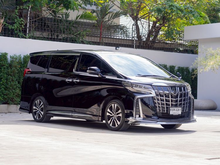 Toyota Alphard 2023 2.5 S C-Package Utility-car เบนซิน ไม่ติดแก๊ส เกียร์อัตโนมัติ ดำ
