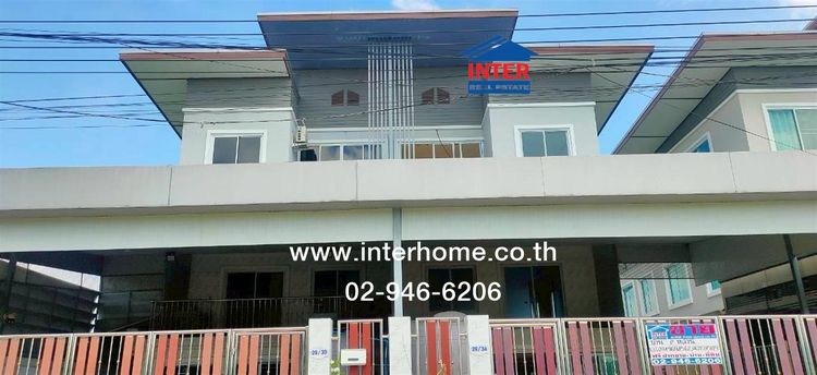 บ้านเเฝด 3 ชั้น 52.8 ตร.ว. บ้านแฝด ซอยคลองสาม ซอย9-11 ถนนพหลโยธิน ถนนคลองสาม ถนนคลองหลวง คลองหลวง ปทุมธานี