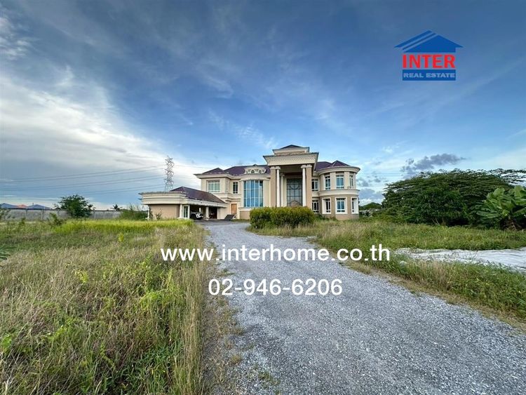 บ้านเดี่ยว 2 ชั้น 1100 ตร.ว. บ้านเดี่ยว ซอยวัดพระเงิน ถนนกาญจนาภิเษก ถนนบรมราชชนนี บางใหญ่ นนทบุรี