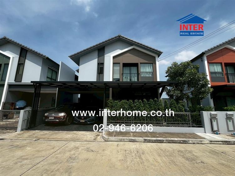 บ้านเเฝด 2 ชั้น 36.3 ตร.ว. หมู่บ้านอณาสิริชัยพฤกษ์ -วงแหวน ใกล้แม็คโครบางบัวทอง ถนนบางกรวย-ไทรน้อย บางบัวทอง นนทบุรี