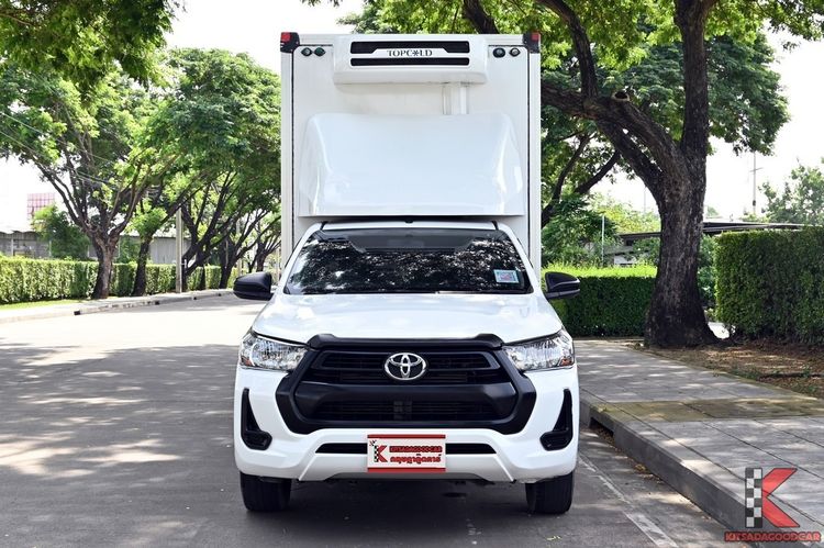 Toyota Hilux Revo 2022 2.4 Entry Pickup ดีเซล ไม่ติดแก๊ส เกียร์ธรรมดา ขาว รูปที่ 2