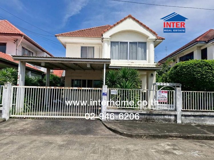 บ้านเดี่ยว 2 ชั้น 57 ตร.ว. หมู่บ้านสัมมากร มีนบุรี2 ซอยสามวา20 ถนนสุวินทวงศ์ ถนนสามวา เขตคลองสามวา กรุงเทพมหานคร