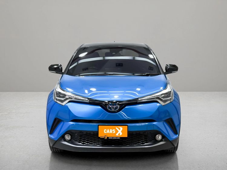 Toyota C-HR 2019 1.8 HV Hi Sedan ไฮบริด ไม่ติดแก๊ส เกียร์อัตโนมัติ น้ำเงิน รูปที่ 3