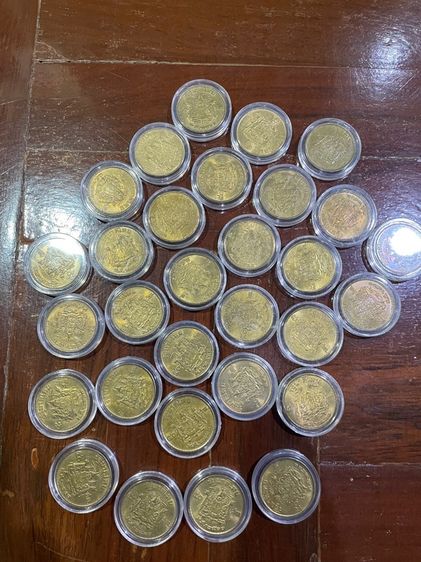 เซตเหรียญ 25-50 สต. ปี 2500 สภาพ unc จำนวน 64 เหรียญ
