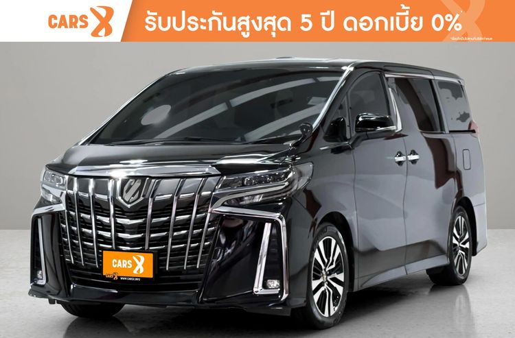 Toyota Alphard 2018 2.5 S C-Package Sedan เบนซิน ไม่ติดแก๊ส เกียร์อัตโนมัติ ดำ