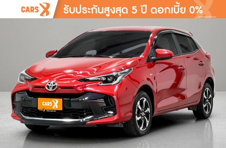รถ Toyota Yaris 1.2 Sport สี แดง