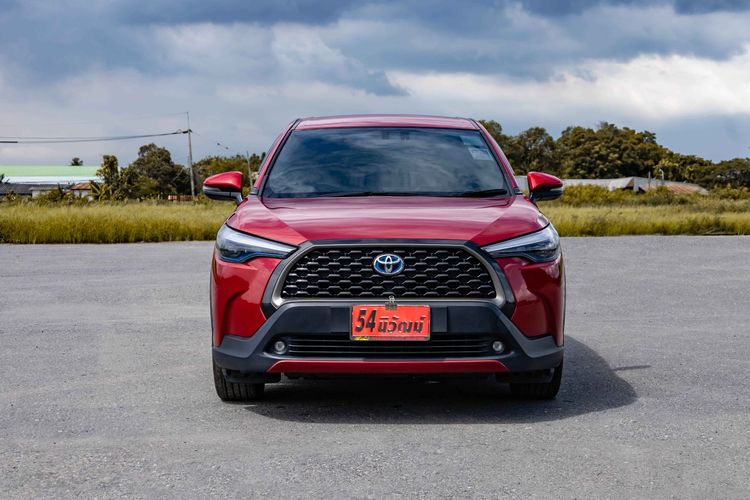 Toyota Corolla Cross 2020 1.8 Hybrid Premium Utility-car ไฮบริด ไม่ติดแก๊ส เกียร์อัตโนมัติ แดง รูปที่ 2