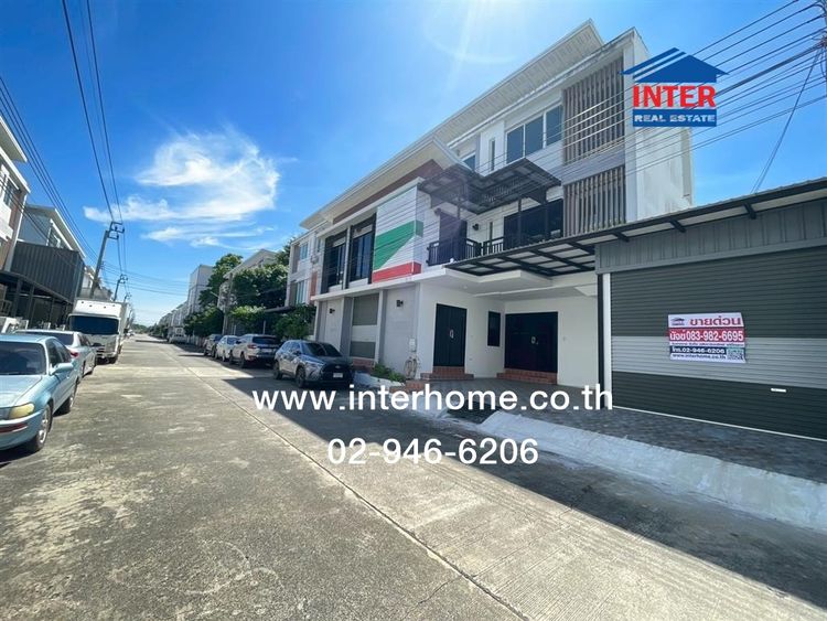 โฮมออฟฟิศ 3 ชั้น 50.3 ตร.ว. หมู่บ้านมายด์ฮอฟฟ์ ร่มเกล้า- สุวรรณภูมิ ซอยร่มเกล้า38-1 ถนนร่มเกล้า เขตลาดกระบัง กรุงเทพมหานคร