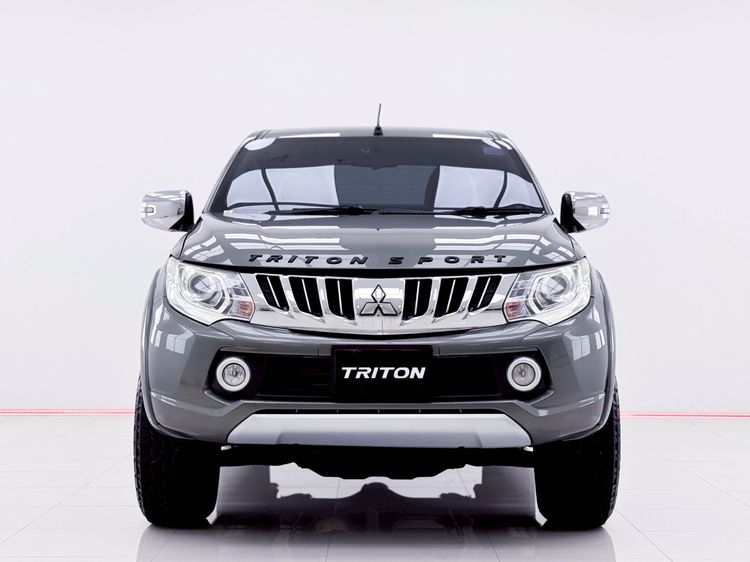 Mitsubishi Triton 2016 2.4 Plus GLS Pickup เบนซิน ไม่ติดแก๊ส เกียร์ธรรมดา เขียว รูปที่ 3