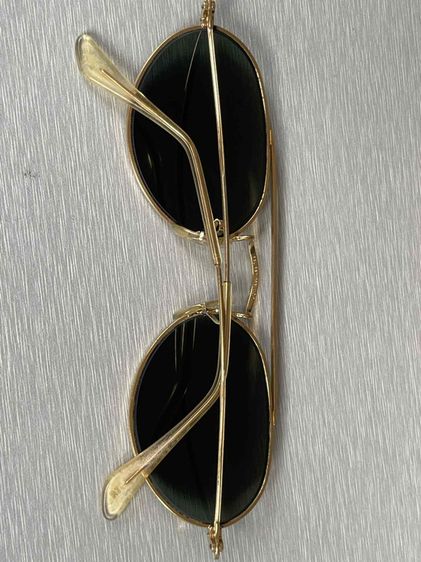 Vintage B l Ray Ban Classic W1534 Arista G15 UV Arced Oval Aviator Sunglasses  รูปที่ 6