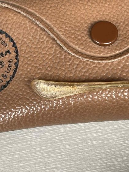 Vintage B l Ray Ban Classic W1534 Arista G15 UV Arced Oval Aviator Sunglasses  รูปที่ 8
