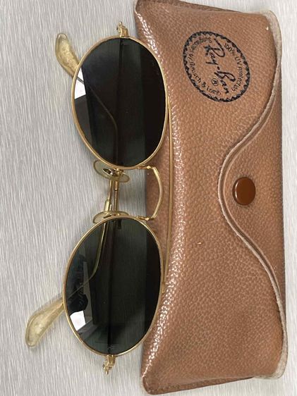 Vintage B l Ray Ban Classic W1534 Arista G15 UV Arced Oval Aviator Sunglasses  รูปที่ 7