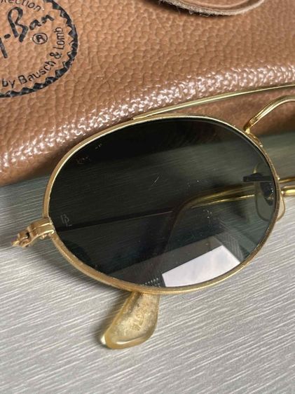 Vintage B l Ray Ban Classic W1534 Arista G15 UV Arced Oval Aviator Sunglasses  รูปที่ 4