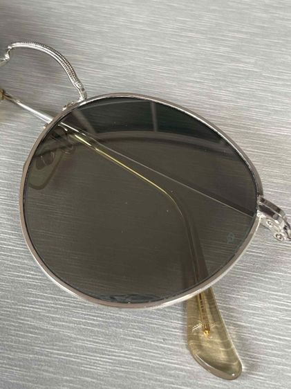 Vintage RayBan  B L W2247 Etched White Gold Made In Usa . รูปที่ 4