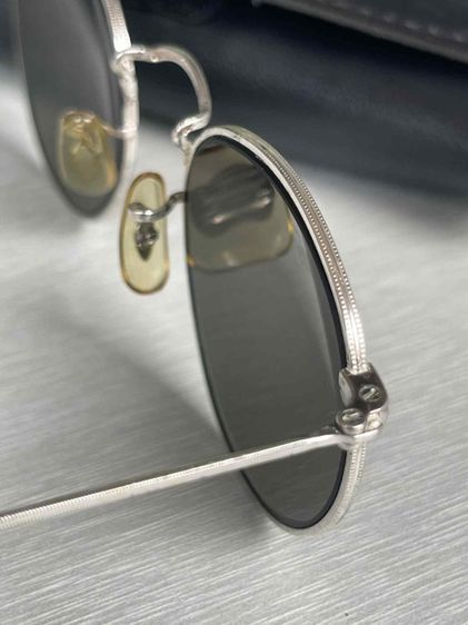 Vintage RayBan  B L W2247 Etched White Gold Made In Usa . รูปที่ 16