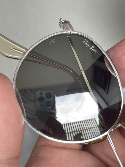 Vintage RayBan  B L W2247 Etched White Gold Made In Usa . รูปที่ 7