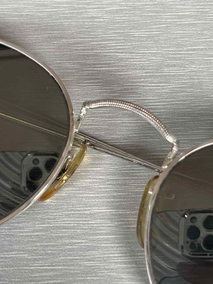 Vintage RayBan  B L W2247 Etched White Gold Made In Usa .