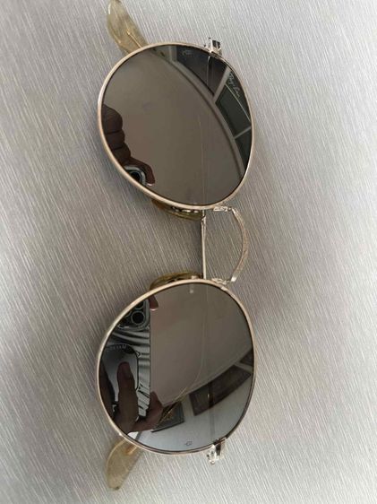 Vintage RayBan  B L W2247 Etched White Gold Made In Usa . รูปที่ 5