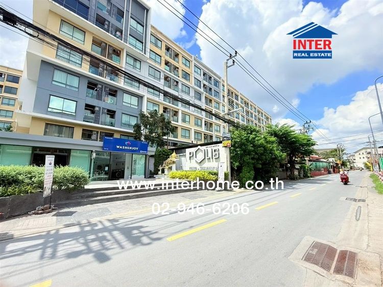 คอนโดมิเนียม 28.39 ตร.ม. โพลิสคอนโดสุขสวัสดิ์64 ตึก A ซอยสุขสวัสดิ์64 ถนนสุขสวัสดิ์ ซอยประชาอุทิศ69 เขตทุ่งครุ กรุงเทพมหานคร