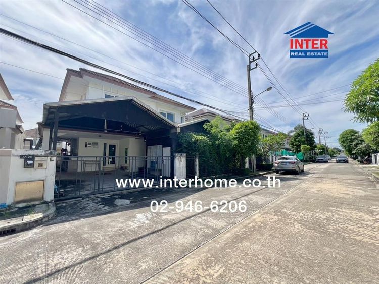 บ้านเดี่ยว 2 ชั้น 56.9 ตร.ว. หมู่บ้านเดอะเซนโทร รามอินทรา ใกล้ปัญญามาร์เก็ต ถนนเลียบกาญจนาภิเษก ถนนปัญญาอินทรา เขตคันนายาว กรุงเทพมหานคร รูปที่ 2