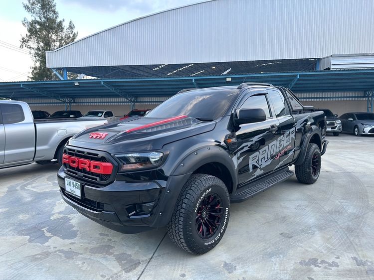 Ford Ranger 2021 2.2 Hi-Rider XL Plus Pickup ดีเซล ไม่ติดแก๊ส เกียร์ธรรมดา ดำ
