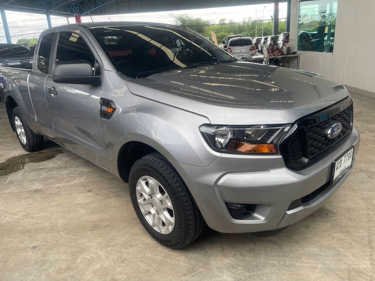 Ford Ranger 2020 2.2 XL Pickup ดีเซล ไม่ติดแก๊ส เกียร์ธรรมดา เทา รูปที่ 2
