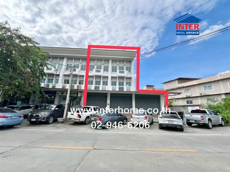 อาคารพาณิชย์ 3 ชั้น 63.6 ตร.ว. อาคารพาณิชย์ ซอยรามอินทรา21 ถนนรามอินทรา ถนนพหลโยธิน เขตบางเขน กรุงเทพมหานคร