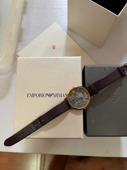 นาฬิกา มือสอง Emporio Armani สายสีน้ำตาล รูปที่ 6