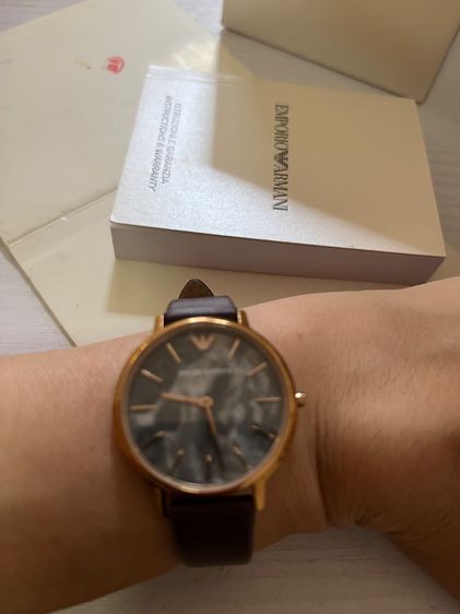 นาฬิกา มือสอง Emporio Armani สายสีน้ำตาล รูปที่ 3