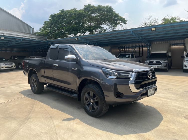 Toyota Hilux Revo 2022 Smart Cab 2.4 Entry Prerunner Pickup ดีเซล ไม่ติดแก๊ส เกียร์ธรรมดา เทา รูปที่ 2