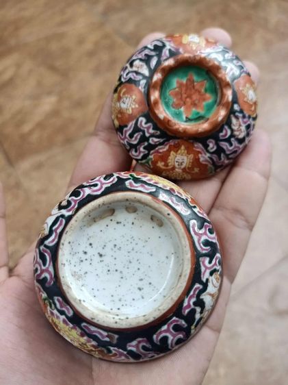 ชุดกาชาพร้อมถ้วนถาดรองเทพนมนรสิงห์เก่า  รูปที่ 12