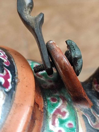 ชุดกาชาพร้อมถ้วนถาดรองเทพนมนรสิงห์เก่า  รูปที่ 8