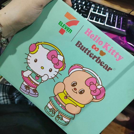 อุปกรณ์สำหรับจัดเก็บภายในครัว พร้อมส่งเจ้าหมีเนย Hello Kitty x Butter Bear กล่องสูญญากาศ