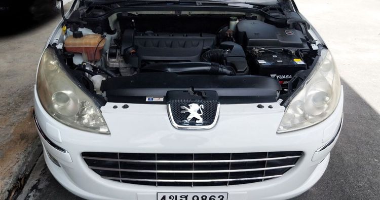 Peugeot Peugeot407 2009 2.0 Sport Turbo Executive Sedan เบนซิน ไม่ติดแก๊ส เกียร์อัตโนมัติ ขาว รูปที่ 3