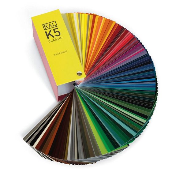 RAL K5 CLASSIC semi-matt water based colour fan รูปที่ 2
