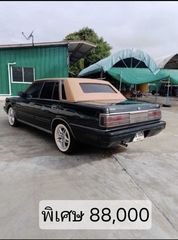 ขายลดราคาพิเศษรถคลาสสิค​ Nissan Cedic(V6-3.0)วางเครื่อง1JZ-2500cc.เกียร์ออโต้สีเขียวเข้มปี1988,อุปกรณ์ครบแต่งสไตล์รถอเมริกัน(บุหลังคาหนังเรียบร้อยสวยงามสุดๆ)...เอกสารพร้อม.ขายเงินสดหรือผ่อนต้องวางดาวน์50เปอร์เซ็นต์