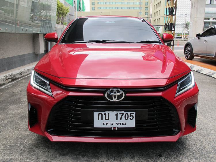 Toyota Yaris ATIV 2024 1.2 Smart Sedan เบนซิน ไม่ติดแก๊ส เกียร์อัตโนมัติ แดง รูปที่ 3